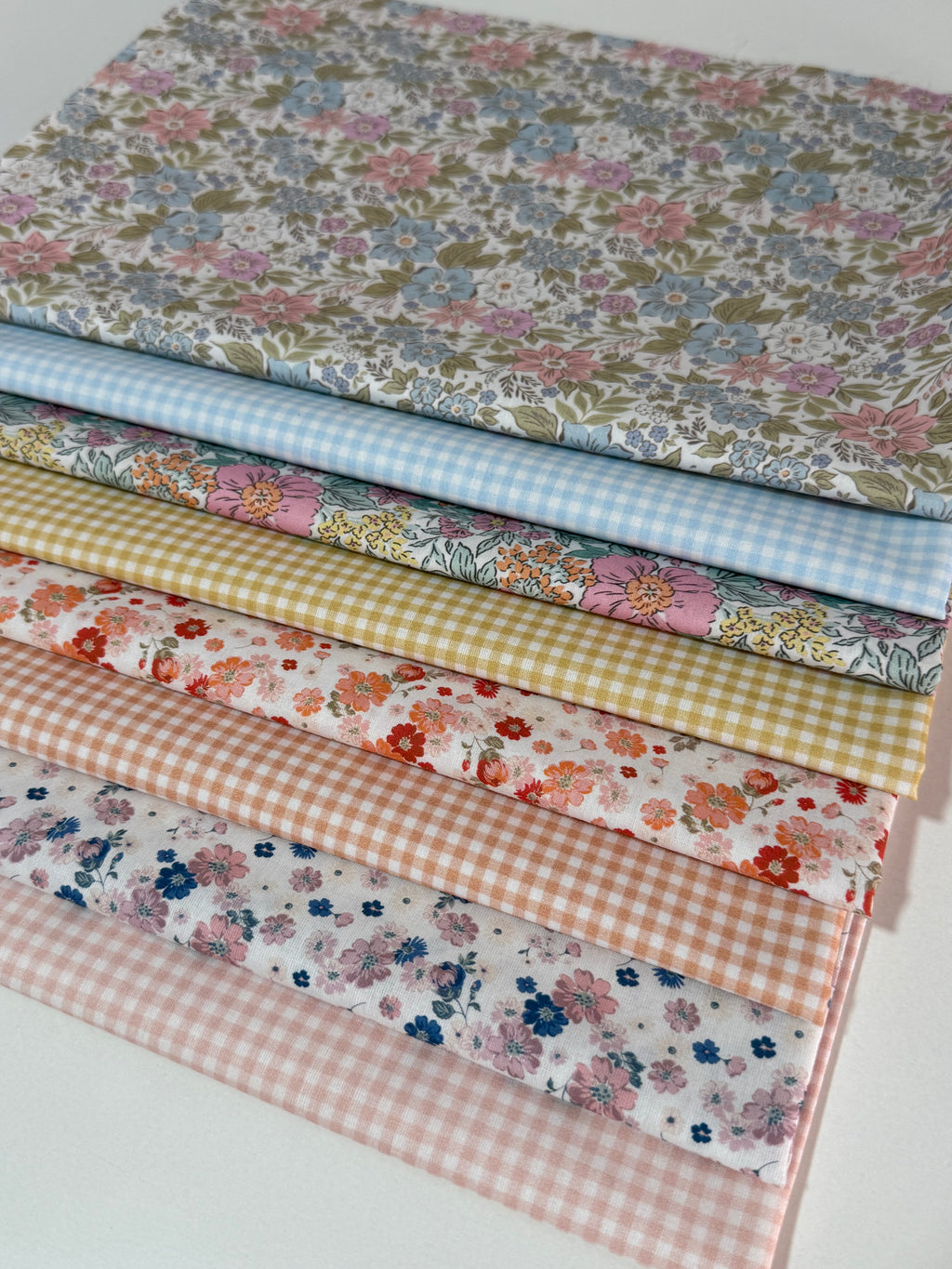 Pack de telas floral + Vichy