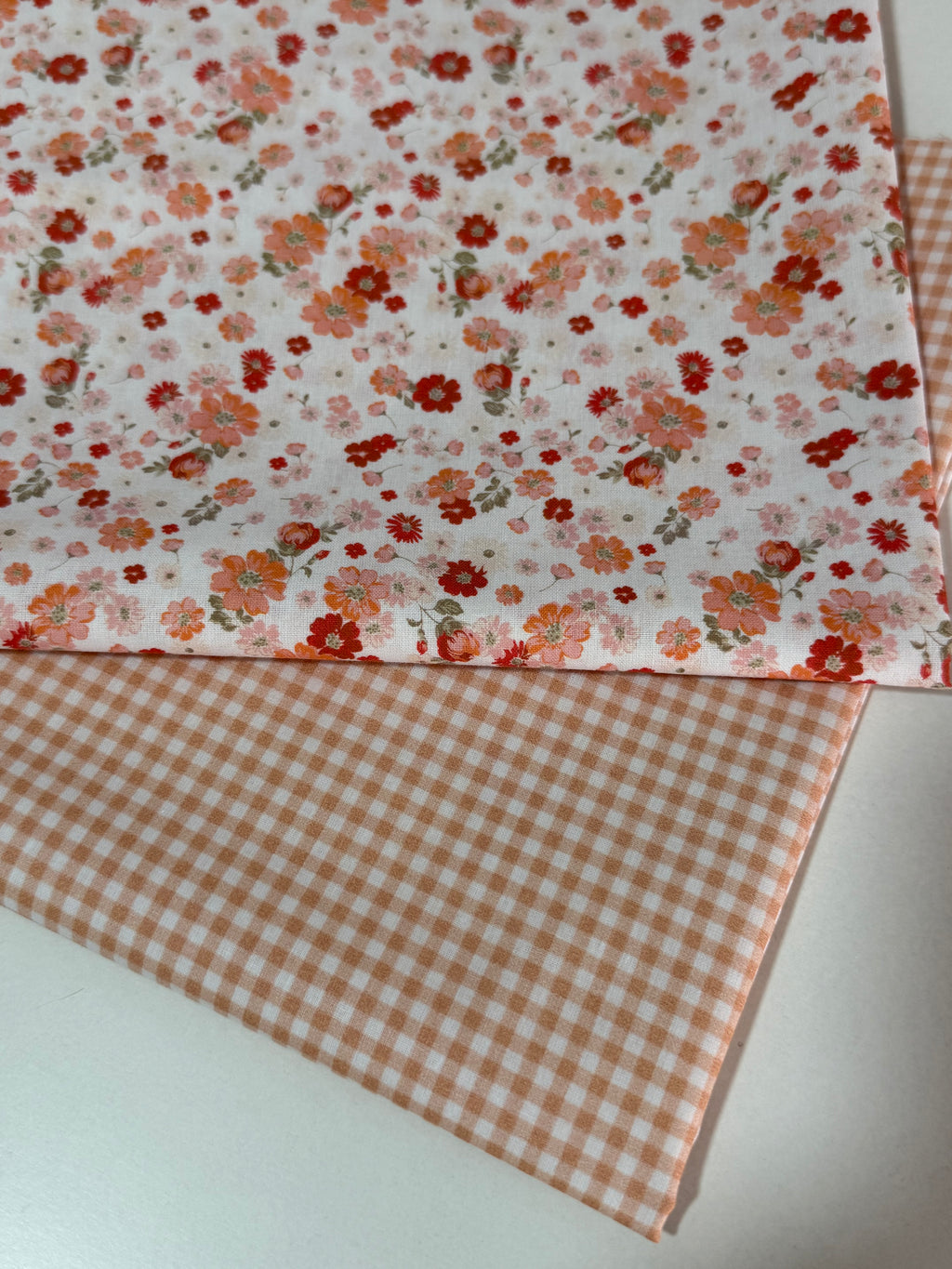 Pack de telas floral + Vichy