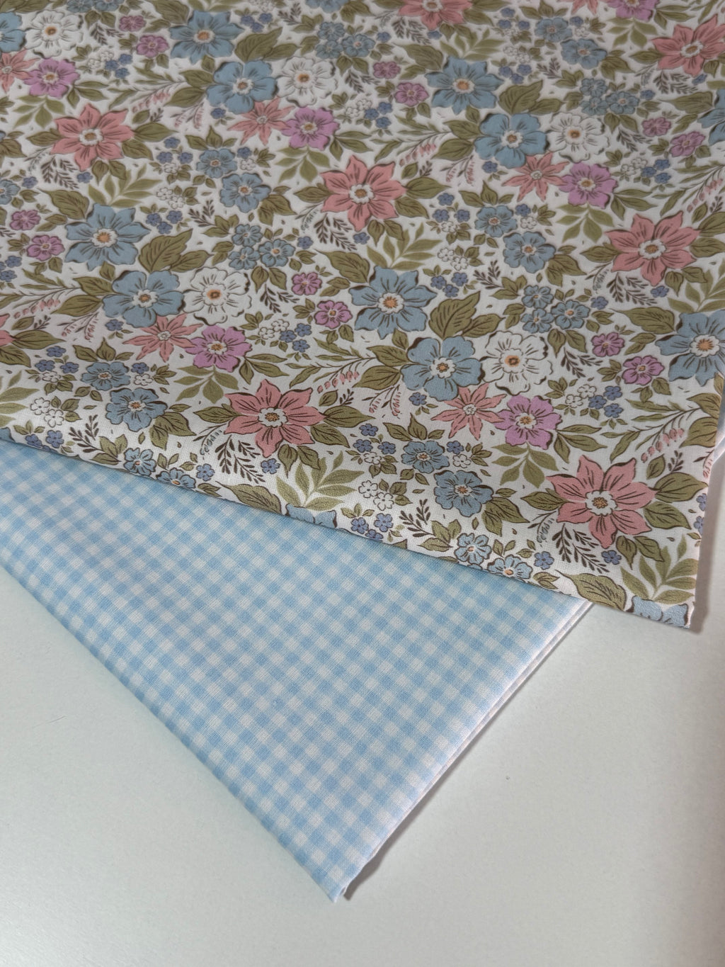 Pack de telas floral + Vichy