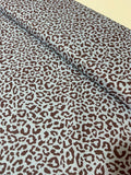 Animal print marrón y azul