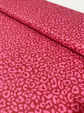 Animal print rojo y rosa