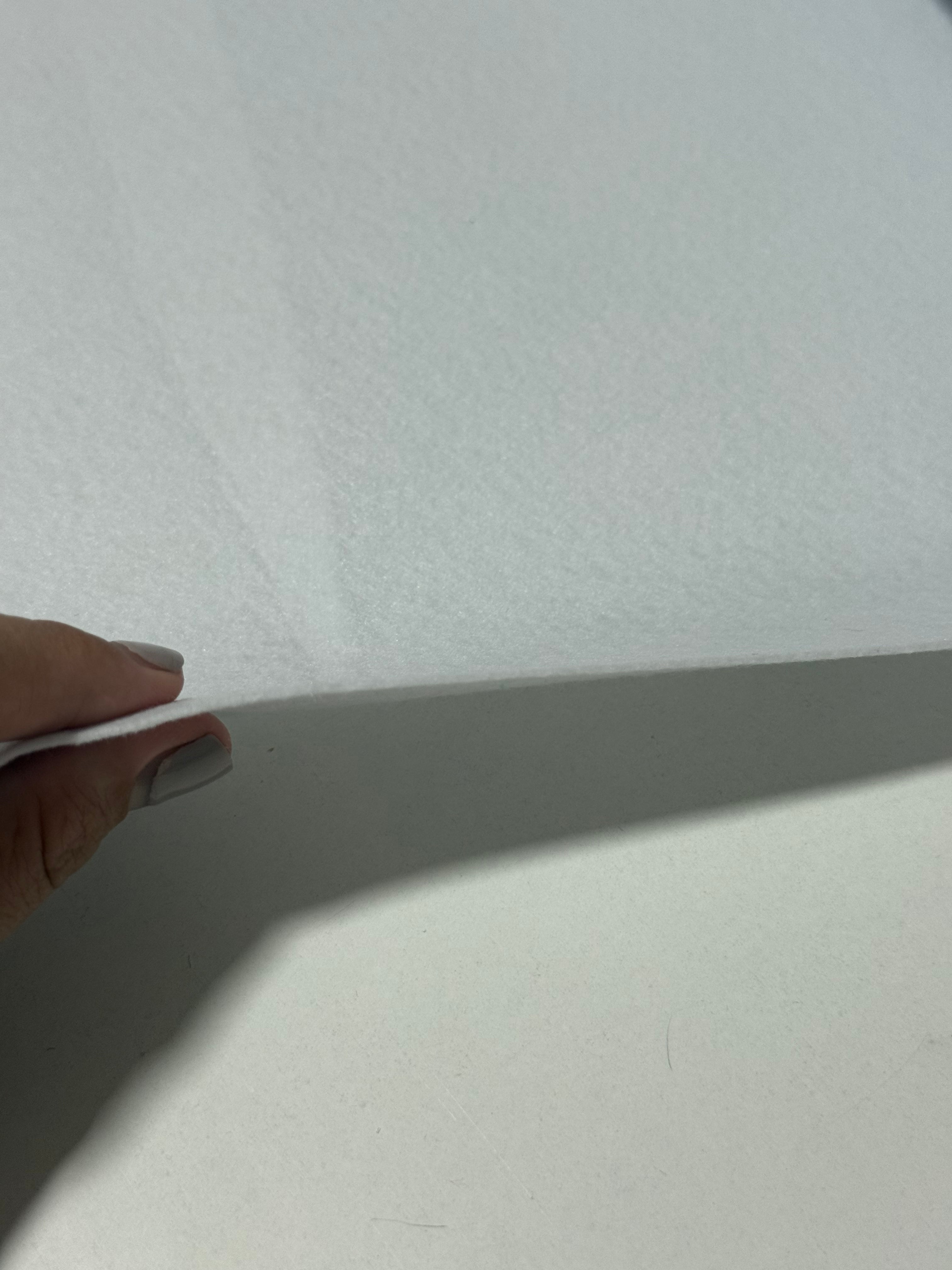 Fieltro blanco