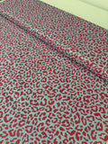 Leopardo azul y fucsia