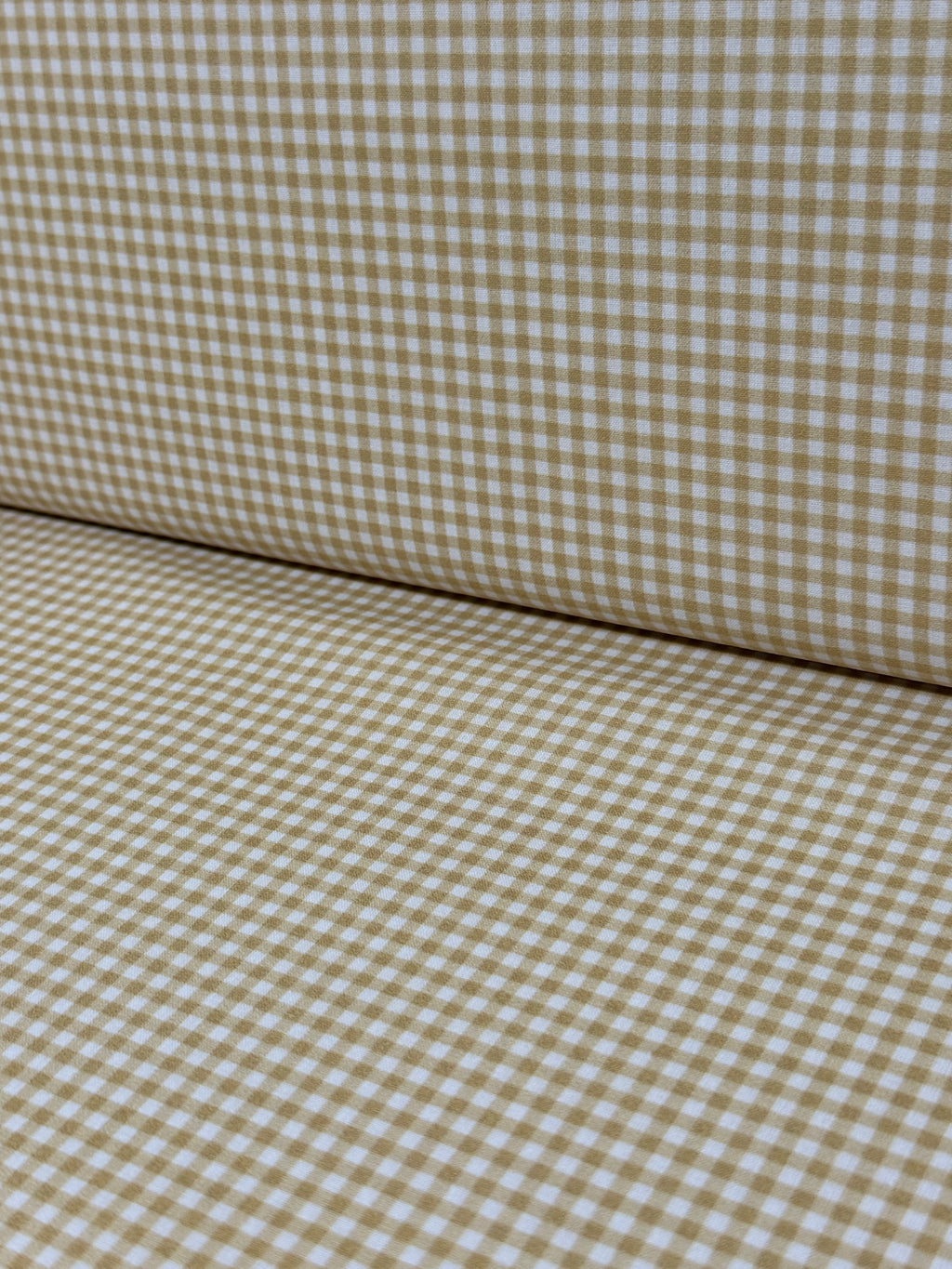 Percal Vichy amarillo 3mm