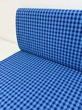 Seersucker azul royal