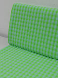 Seersucker verde fluor.